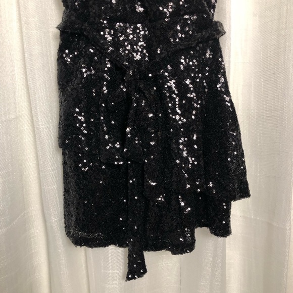 VENUS Elegant Black Sequin Romper size 8 - Picture 2 of 15